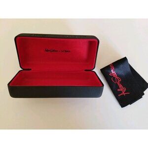 NEW AUTH ADAM SELMAN ×LE SPECS HARD SUN/ EYEGLASSES CASE WITH LENS CLOTH